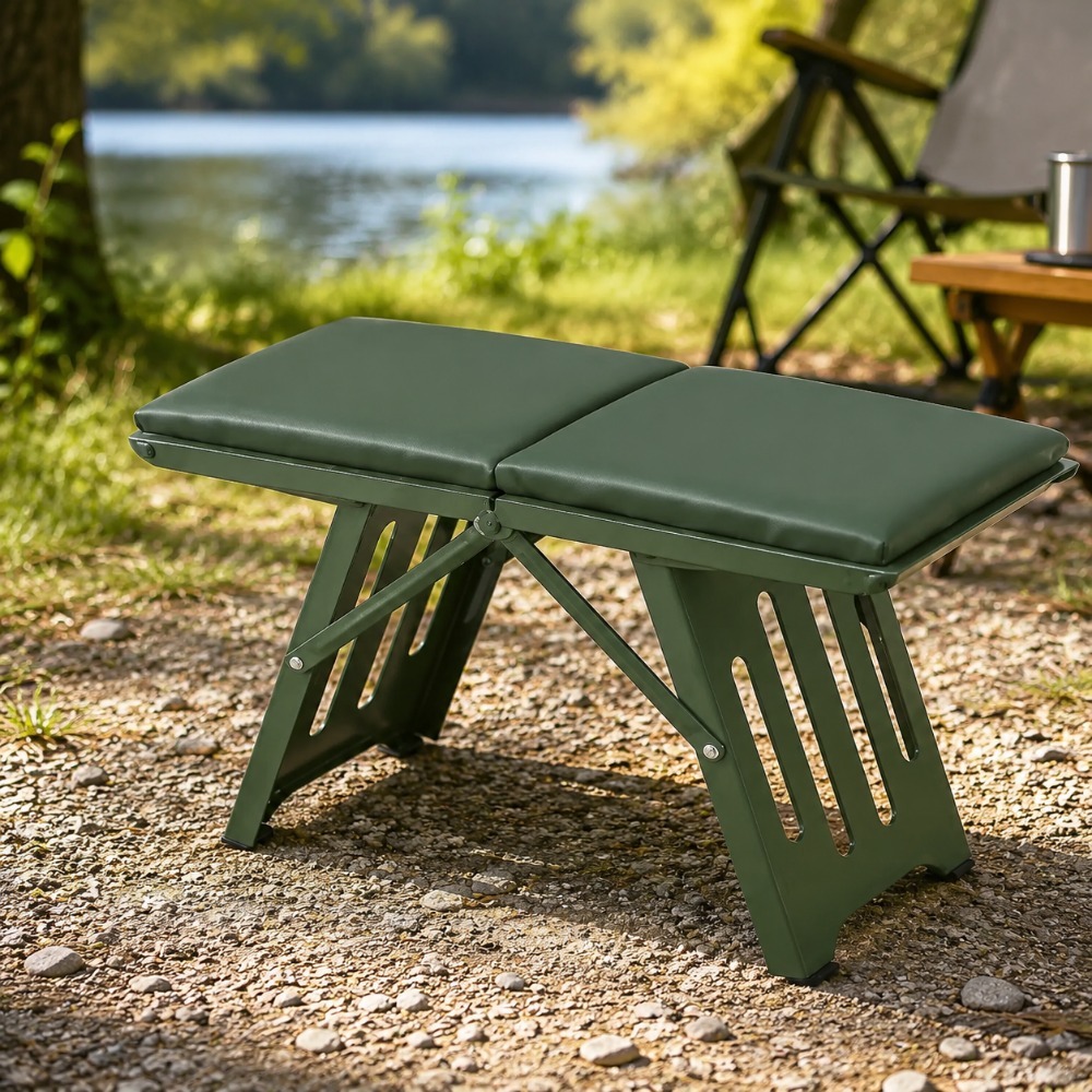 Kids Outdoor Folding Chair - เก้าอี้พับได้แบบพกพาสำหรับตั้งแคมป์กลางแจ้ง เก้าอี้โลหะขนาดเล็กสำหรับตกปลาและปิกนิก เก้าอี้พับน้ำหนักเบาสำหรับผู้ใหญ่และเด็ก