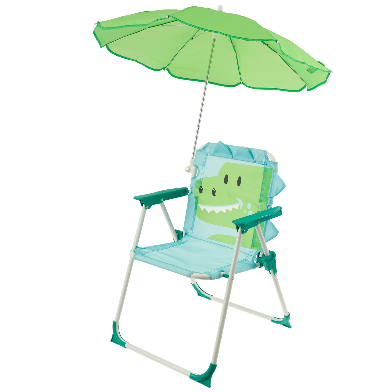 Kids Outdoor Lounger Chair - เก้าอี้ชายหาดพับได้สำหรับเด็กพร้อมร่มกันแดดกลางแจ้งน้ำหนักเบาสำหรับเดินทางปิกนิกเก้าอี้แคมป์ปิ้งสำหรับเด็กเก้าอี้ชายหาดทนลม