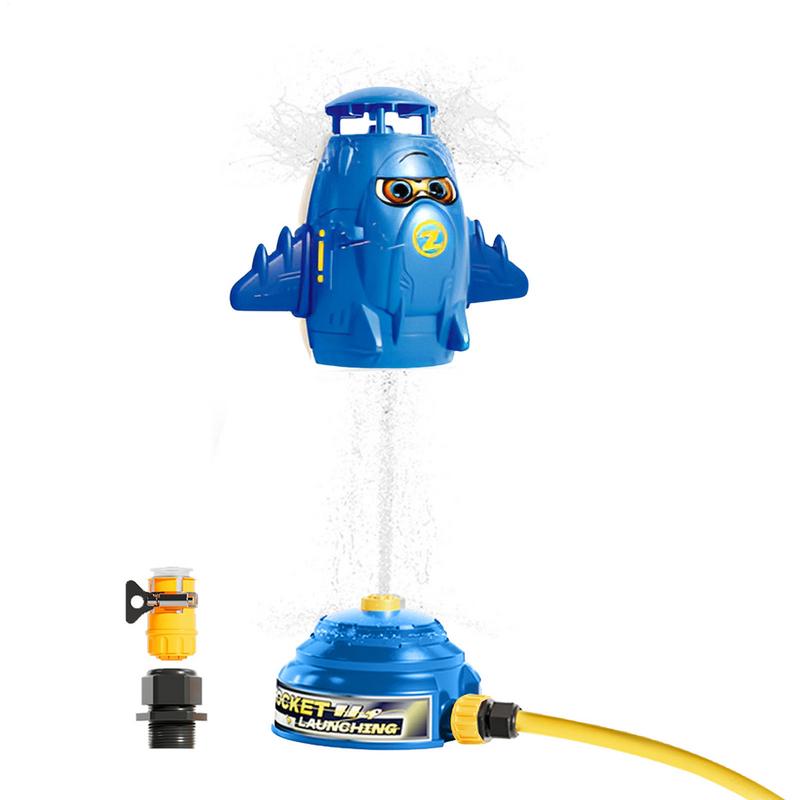 Kids Outdoor Water Sprinkler - สปริงเกลอร์น้ําสําหรับเด็กน่ารัก YARD ภายนอก 360 หมุน Rocket