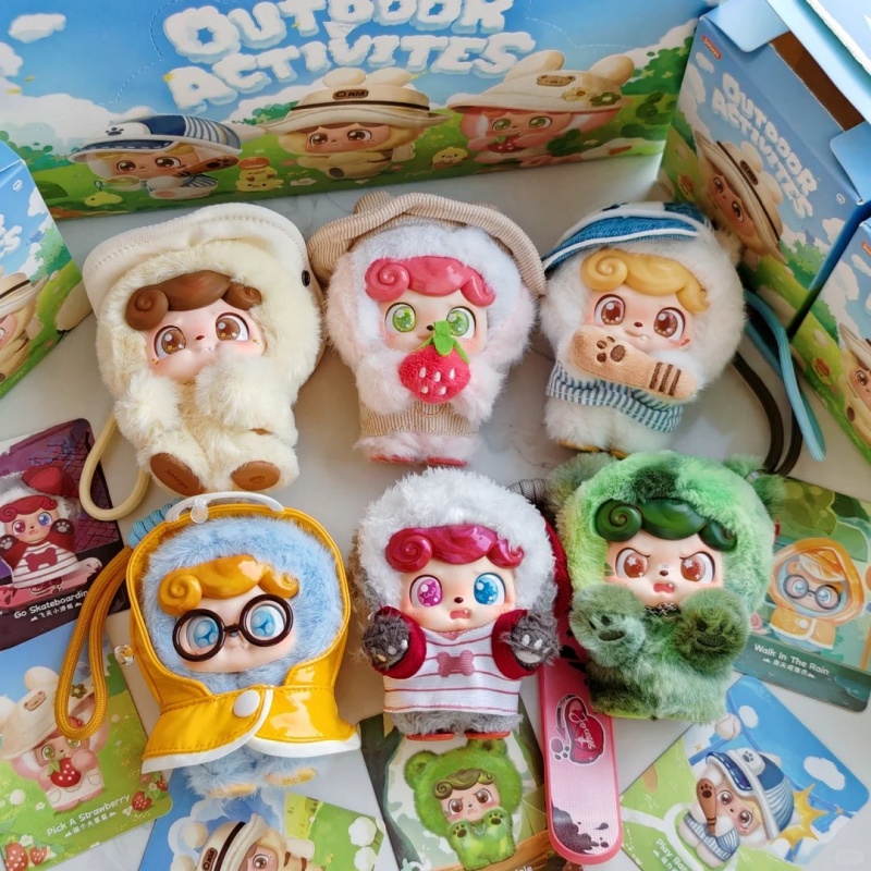 Q Kids Outdoor Activities - ตุ๊กตาไวนิล Q.Kid ซีรีส์กิจกรรมกลางแจ้ง กล่องสุ่ม ของตกแต่งกระเป๋า ของขวัญเซอร์ไพรส์
