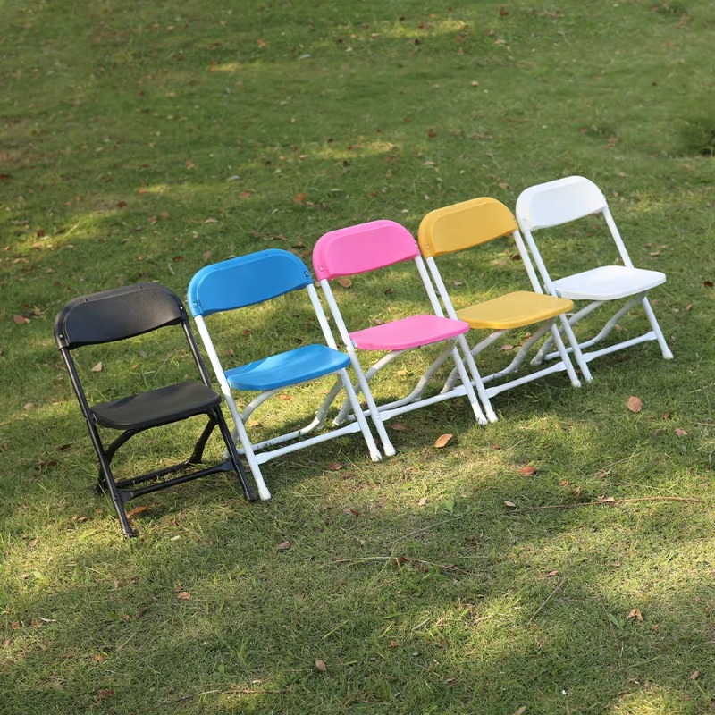 Kids Outdoor Folding Chair - เก้าอี้พลาสติกพับได้สำหรับเด็ก งานแต่งงาน สวน ขายส่ง