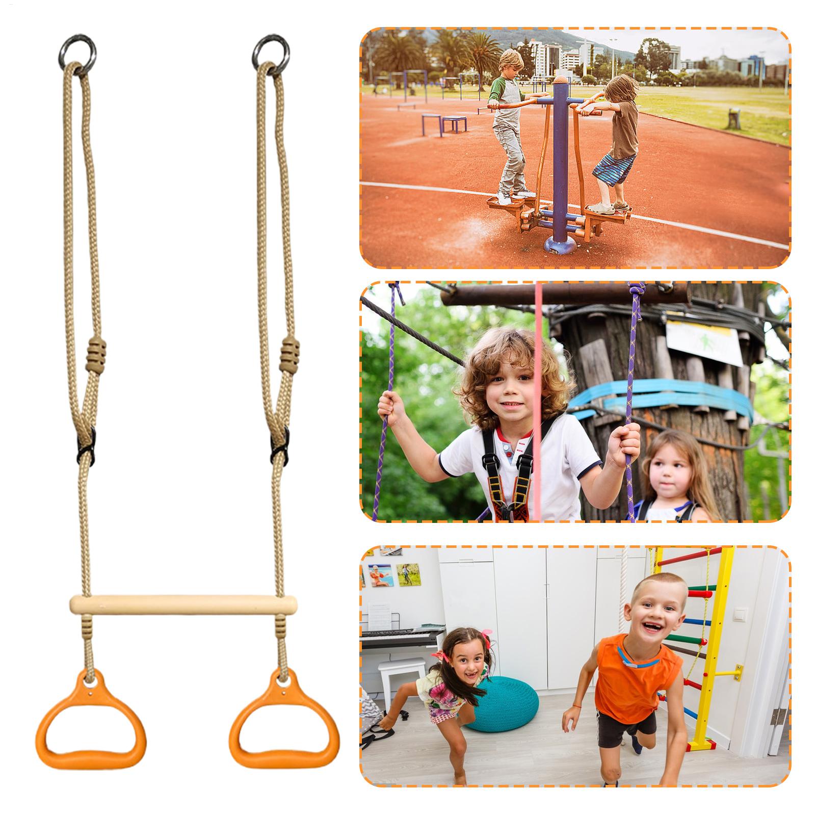 Kids Outdoor Gym Equipment - อุปกรณ์ออกกำลังกายแบบสวิงบาร์ ห่วงบาร์ สนุกสนาน ออกแบบตามหลักสรีรศาสตร์ แข็งแรง เหมาะสำหรับเด็กและผู้ใหญ่