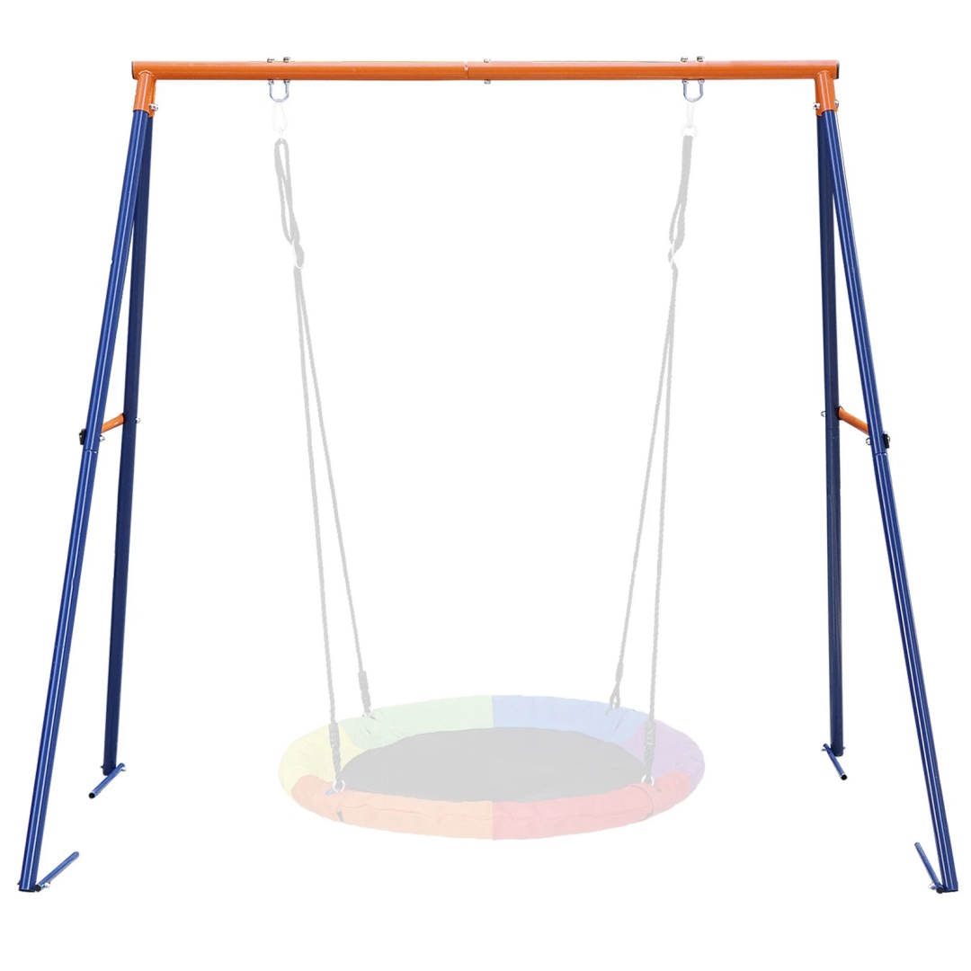 Kids Outdoor Furniture Set - โครงชิงช้าแบบ A-Frame สำหรับเด็ก รองรับน้ำหนักได้สูงสุด 440 ปอนด์