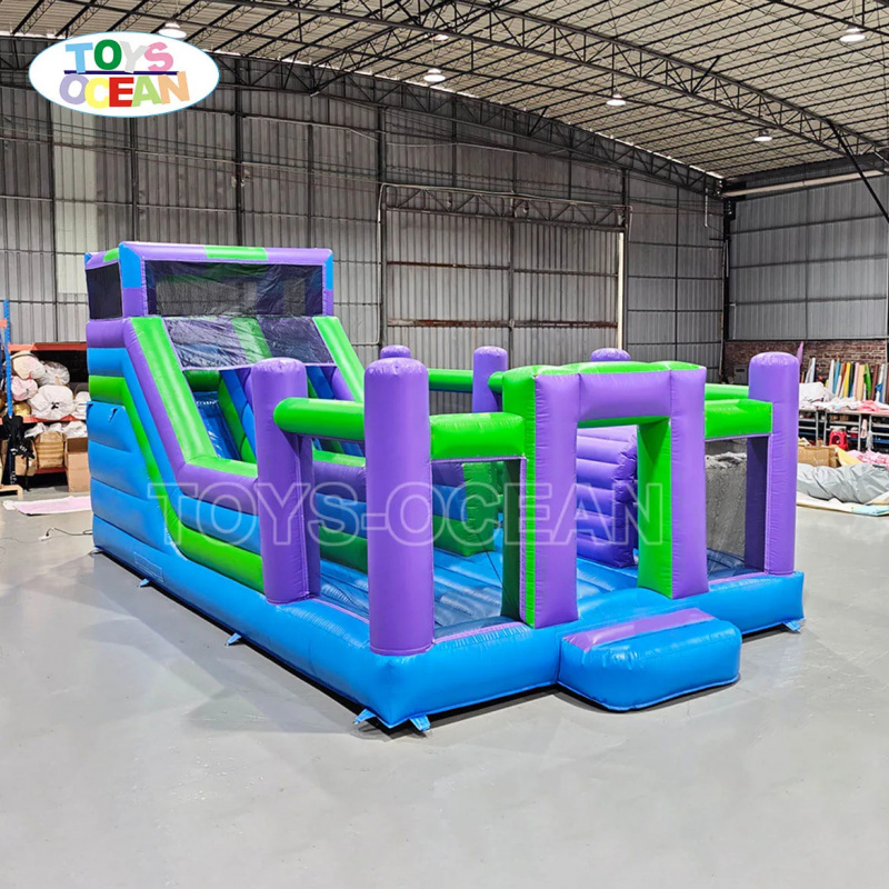 สนามเด็กเล่นเป่าลมขนาดใหญ่กลาง - Kids Outdoor Obstacle Course บทวิจารณ์และราคา