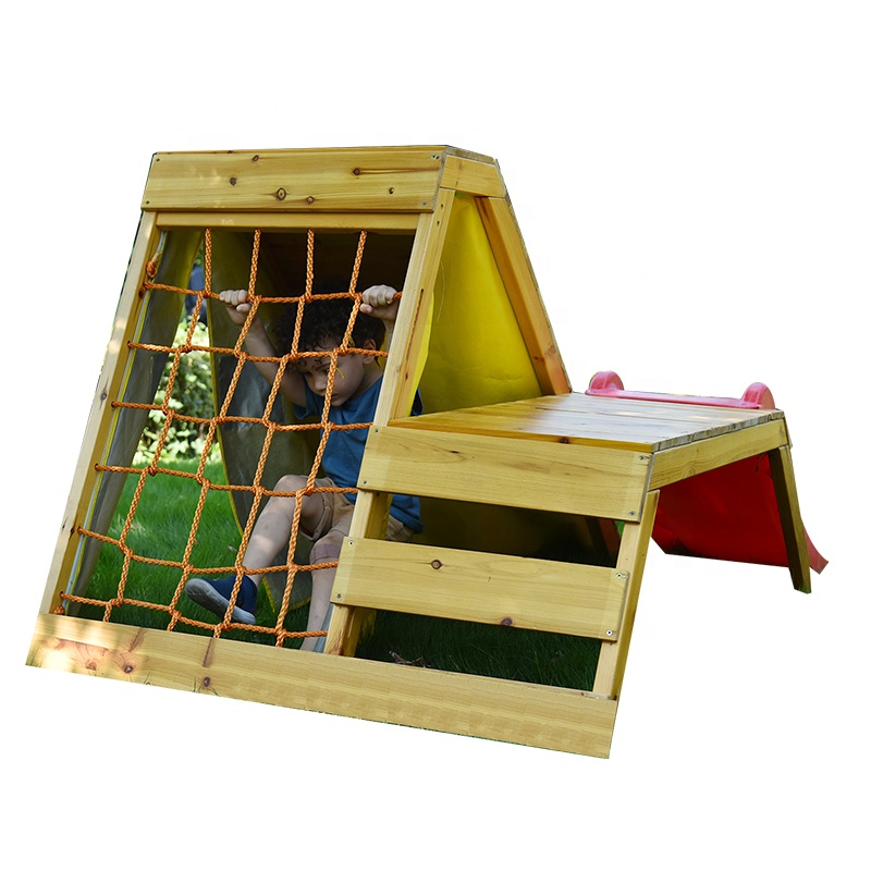 ชุดบ้านไม้เด็กเล่นกลางแจ้งพร้อ - Kids Outdoor Wooden Playhouse บทวิจารณ์และราคา
