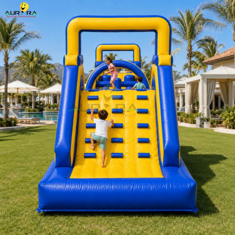 เครื่องเล่นเป่าลมแบบใหม่ สนามก - Kids Outdoor Obstacle Course บทวิจารณ์และราคา
