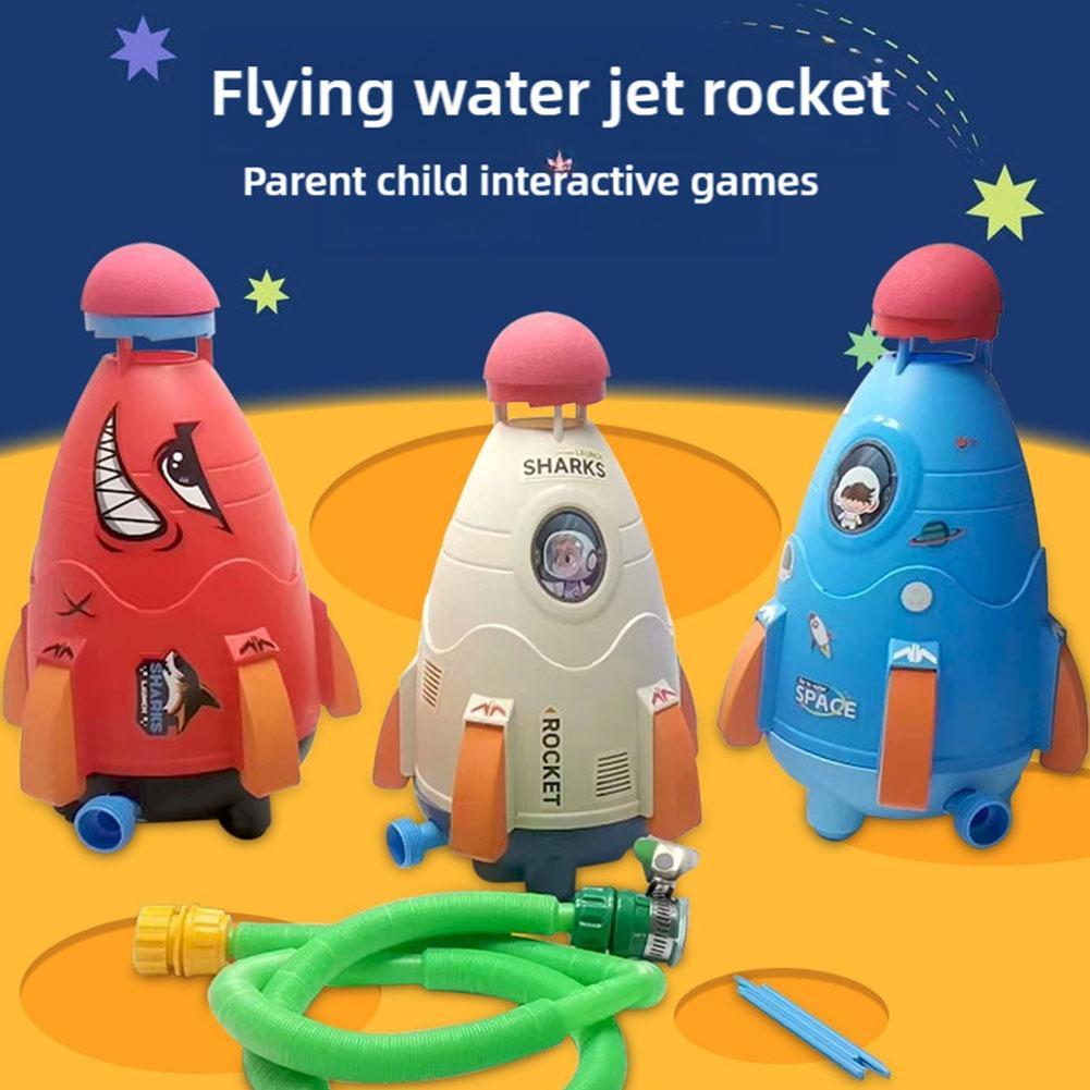 Rocket Launcher ของเล่น Rocket - Kids Outdoor Water Sprinkler บทวิจารณ์และราคา