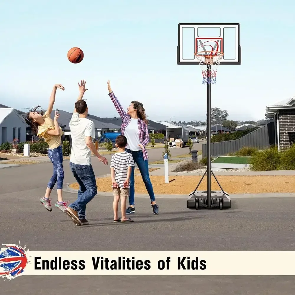 ห่วงบาสเก็ตบอลแบบพกพาสำหรับใช้ - Basketball Hoop Outdoor บทวิจารณ์และราคา