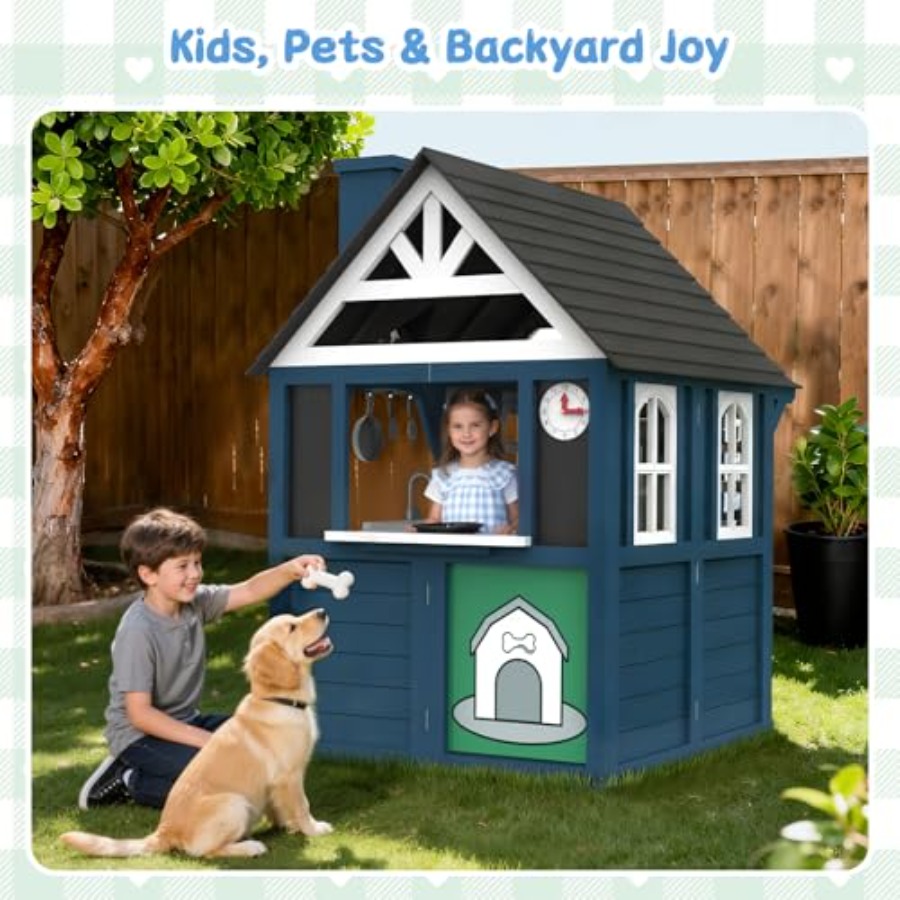 บ้านเด็กเล่นกลางแจ้ง: ทำจากไม้ - Kids Outdoor Sink บทวิจารณ์และราคา