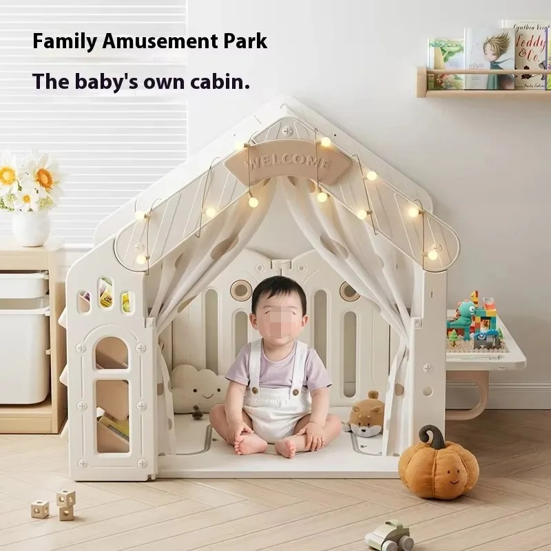 เต็นท์บ้านเด็กเล่นพลาสติกสำหรั - Kids Outdoor Wooden Playhouse บทวิจารณ์และราคา