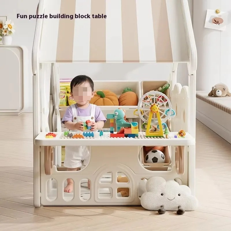 เต็นท์บ้านเด็กเล่นพลาสติกสำหรั - Kids Outdoor Wooden Playhouse บทวิจารณ์และราคา