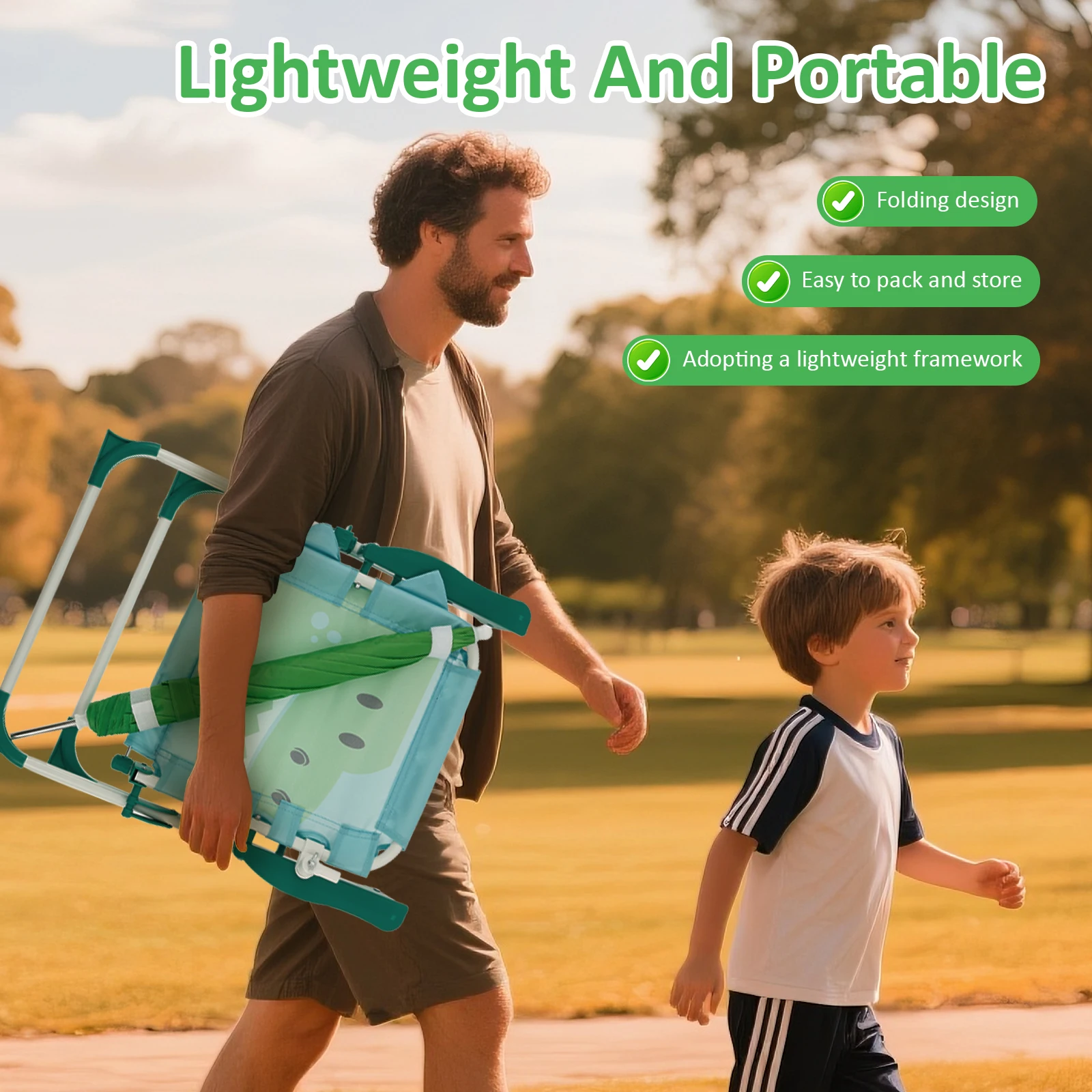 เก้าอี้ชายหาดพับได้สำหรับเด็ก  - Kids Outdoor Lounger Chair บทวิจารณ์และราคา