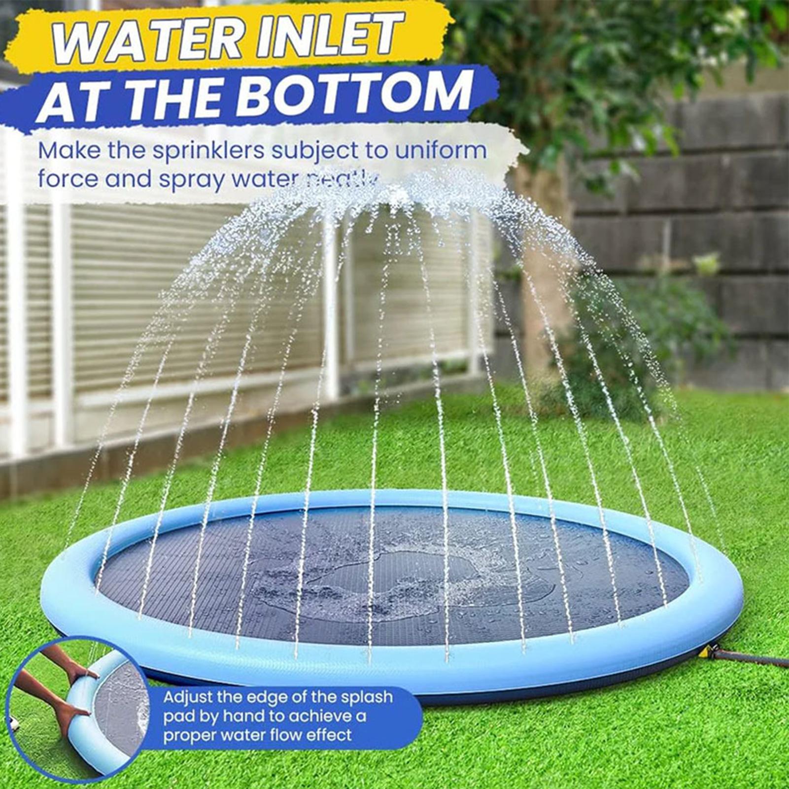 แผ่นรองเล่นน้ำสำหรับเด็กกลางแจ - Kids Outdoor Water Sprinkler บทวิจารณ์และราคา
