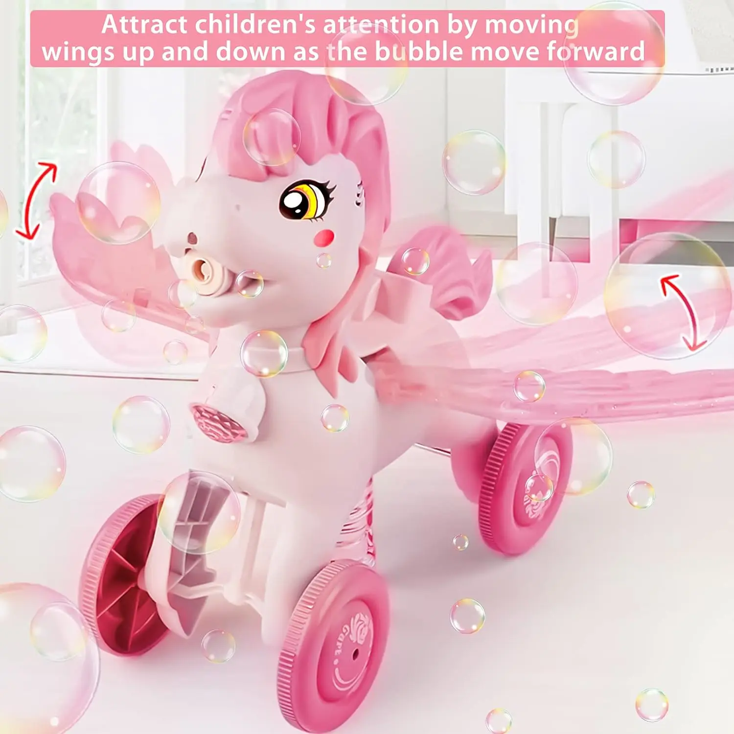 Pony Bubble Machine สําหรับเด็ - Kids Outdoor Lawn Mower บทวิจารณ์และราคา