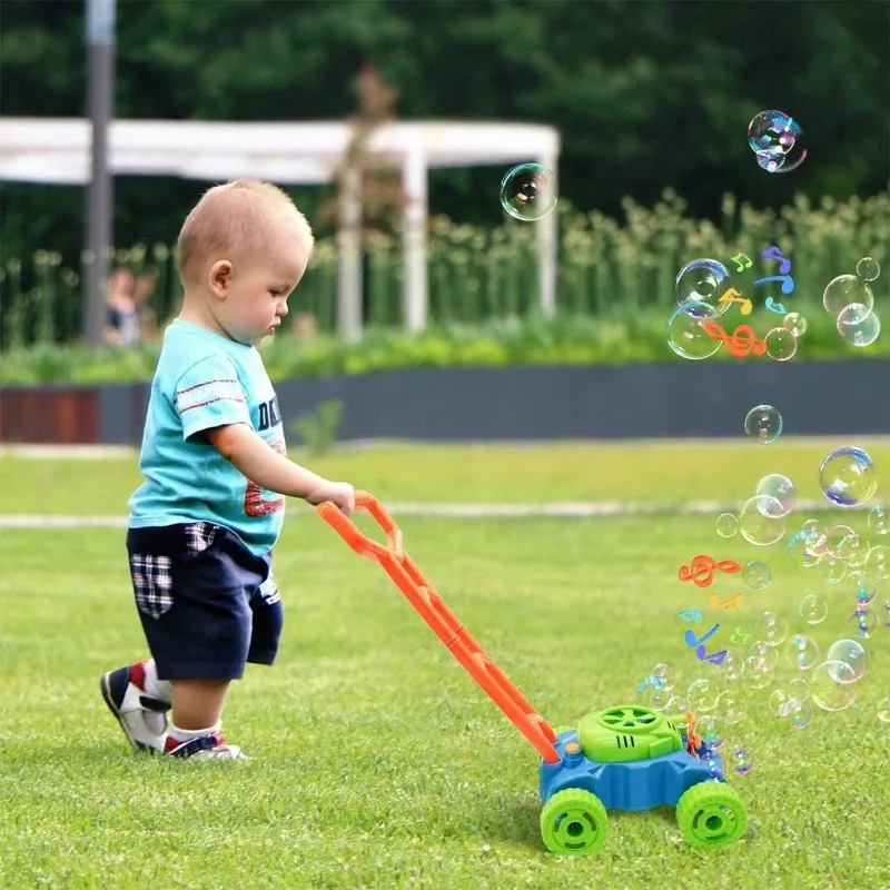 เครื่องทำฟองอากาศไฟฟ้ารถเข็นขอ - Kids Outdoor Lawn Mower บทวิจารณ์และราคา