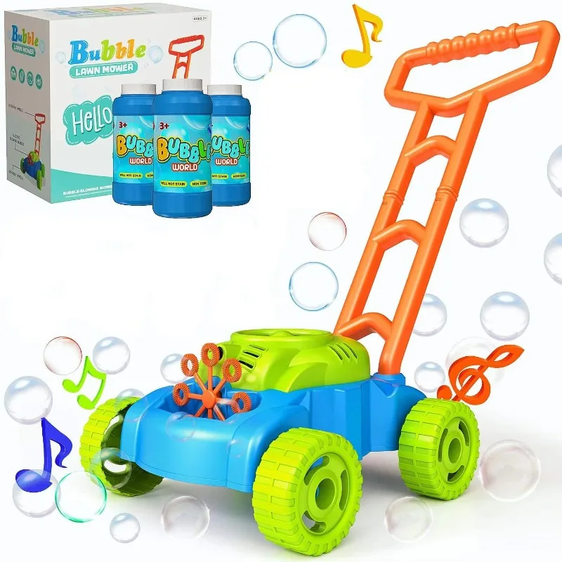 เครื่องทำฟองอากาศไฟฟ้ารถเข็นขอ - Kids Outdoor Lawn Mower บทวิจารณ์และราคา