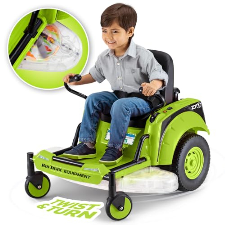 รถตัดหญ้าเด็กแบบนั่งขับ Kid Tr - Kids Outdoor Lawn Mower บทวิจารณ์และราคา
