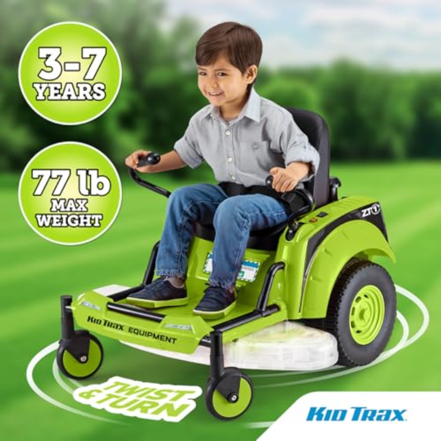 รถตัดหญ้าเด็กแบบนั่งขับ Kid Tr - Kids Outdoor Lawn Mower บทวิจารณ์และราคา