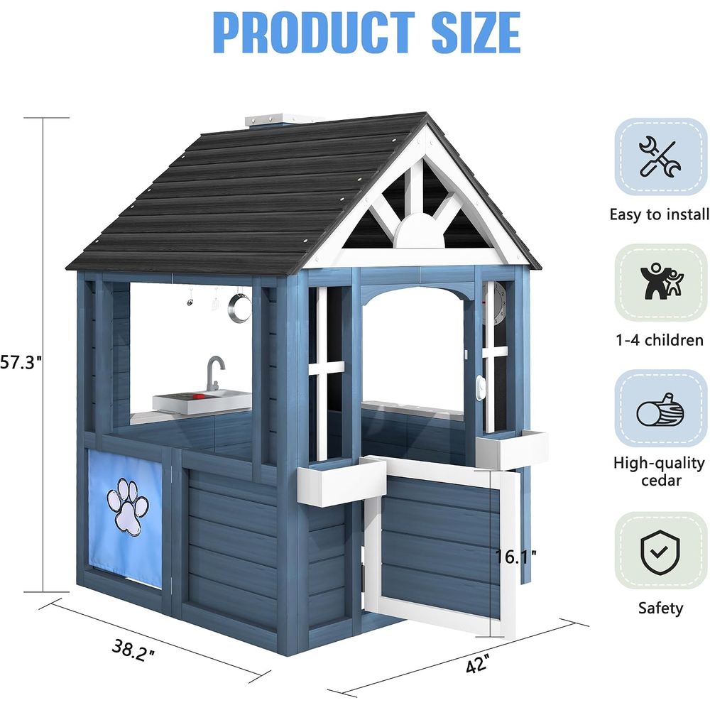 บ้านเด็กเล่นกลางแจ้ง Jevol Kid - Kids Outdoor Sink บทวิจารณ์และราคา