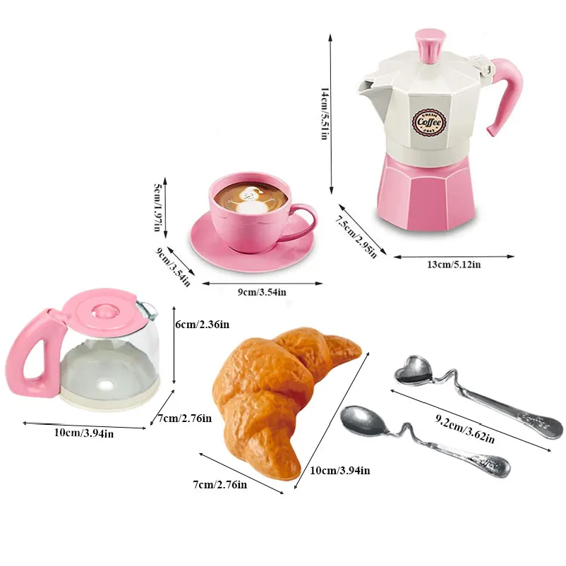 4/11PCS retend เล่นกาแฟจําลองช - Kids Outdoor Kitchen Diy บทวิจารณ์และราคา