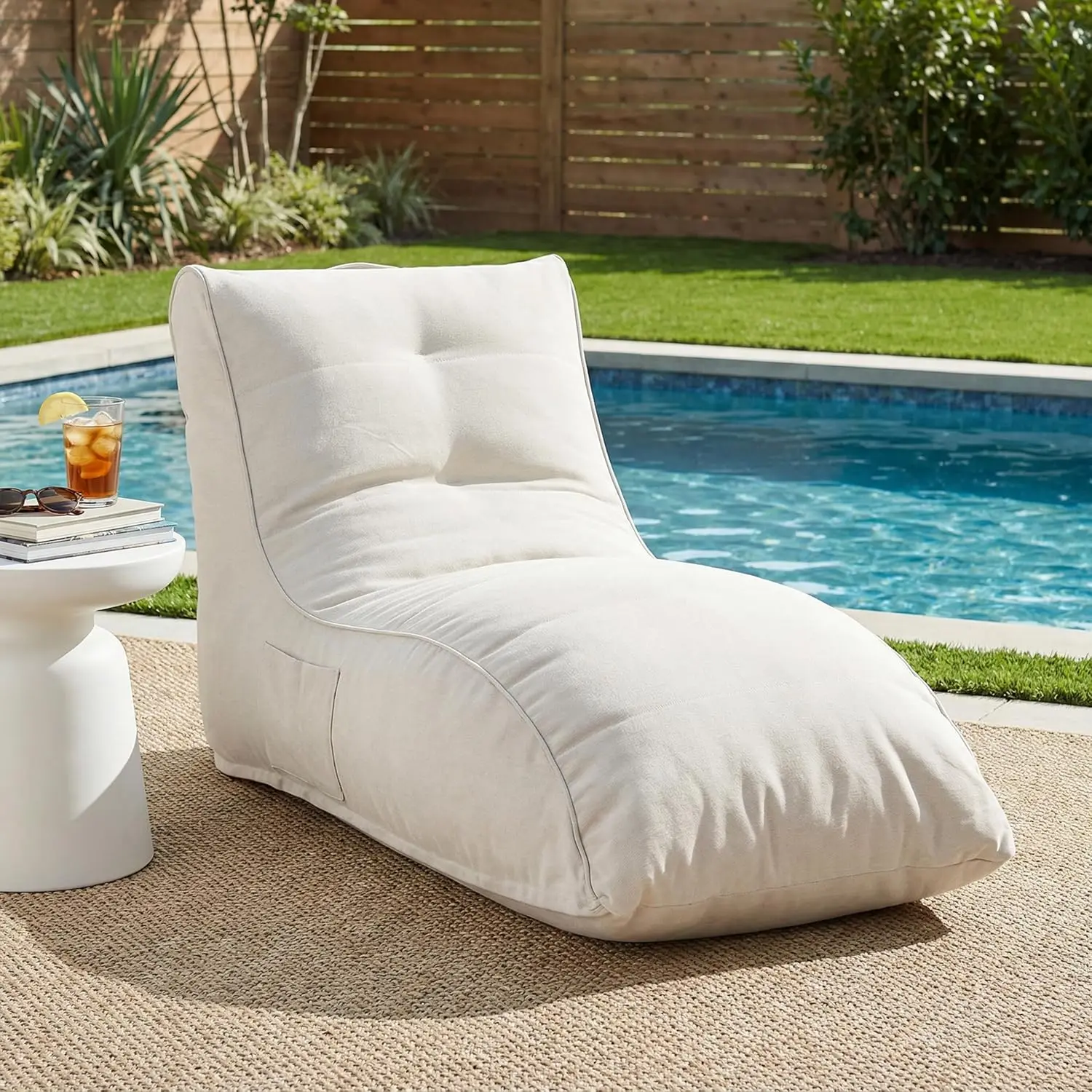 เก้าอี้บีนแบ็กกลางแจ้ง Ethel,  - Kids Outdoor Lounger Chair บทวิจารณ์และราคา