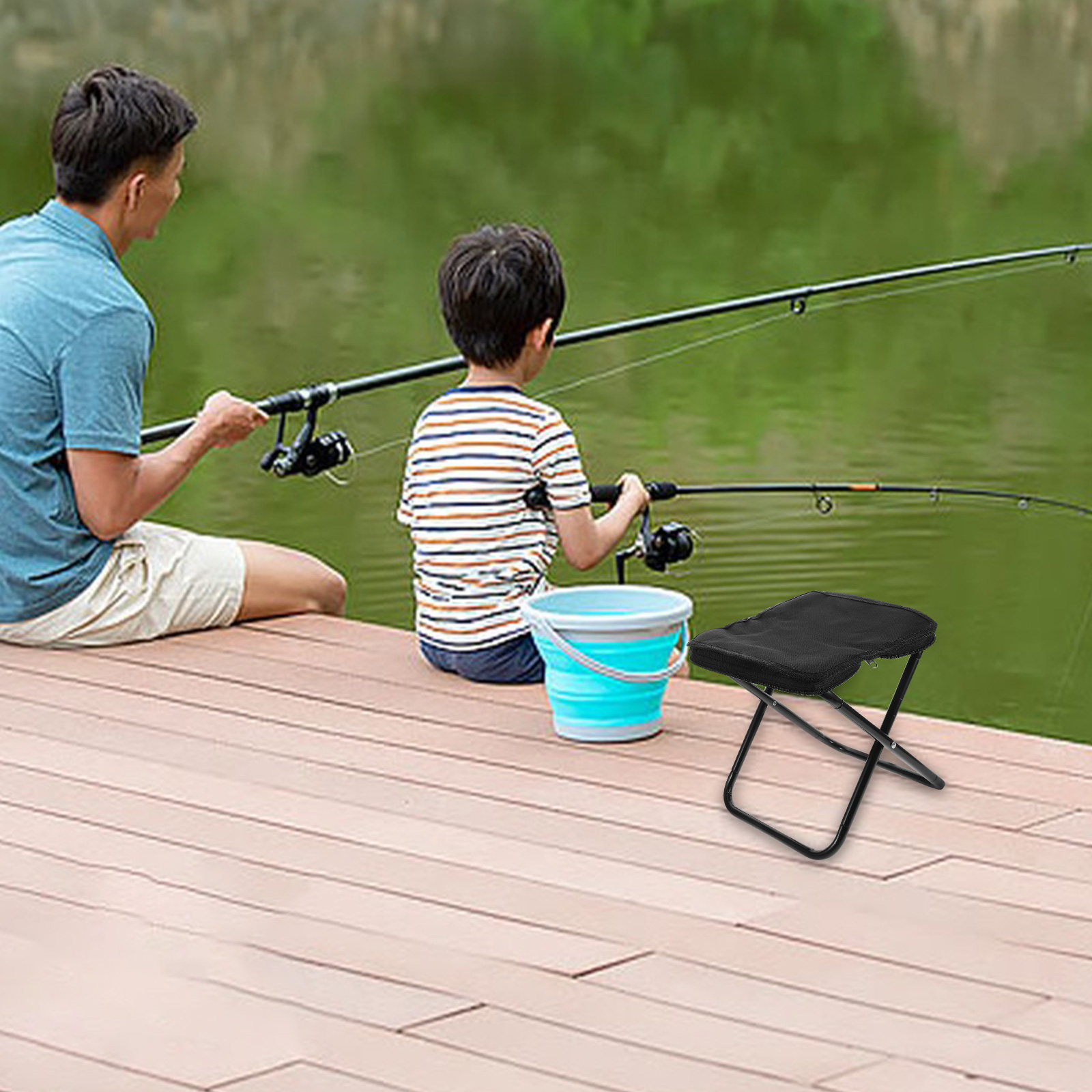 เก้าอี้สตูลพับได้ขนาดเล็ก น้ำห - Kids Outdoor Folding Chair บทวิจารณ์และราคา