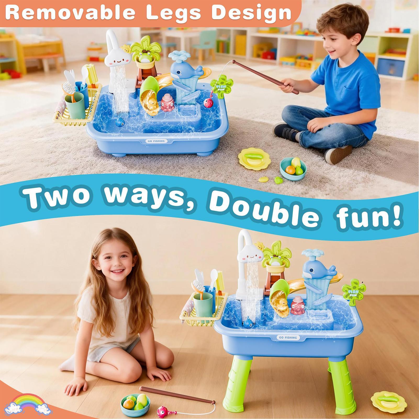 ของเล่นครัวเด็ก ชุดของเล่นน้ำไ - Kids Outdoor Sink บทวิจารณ์และราคา