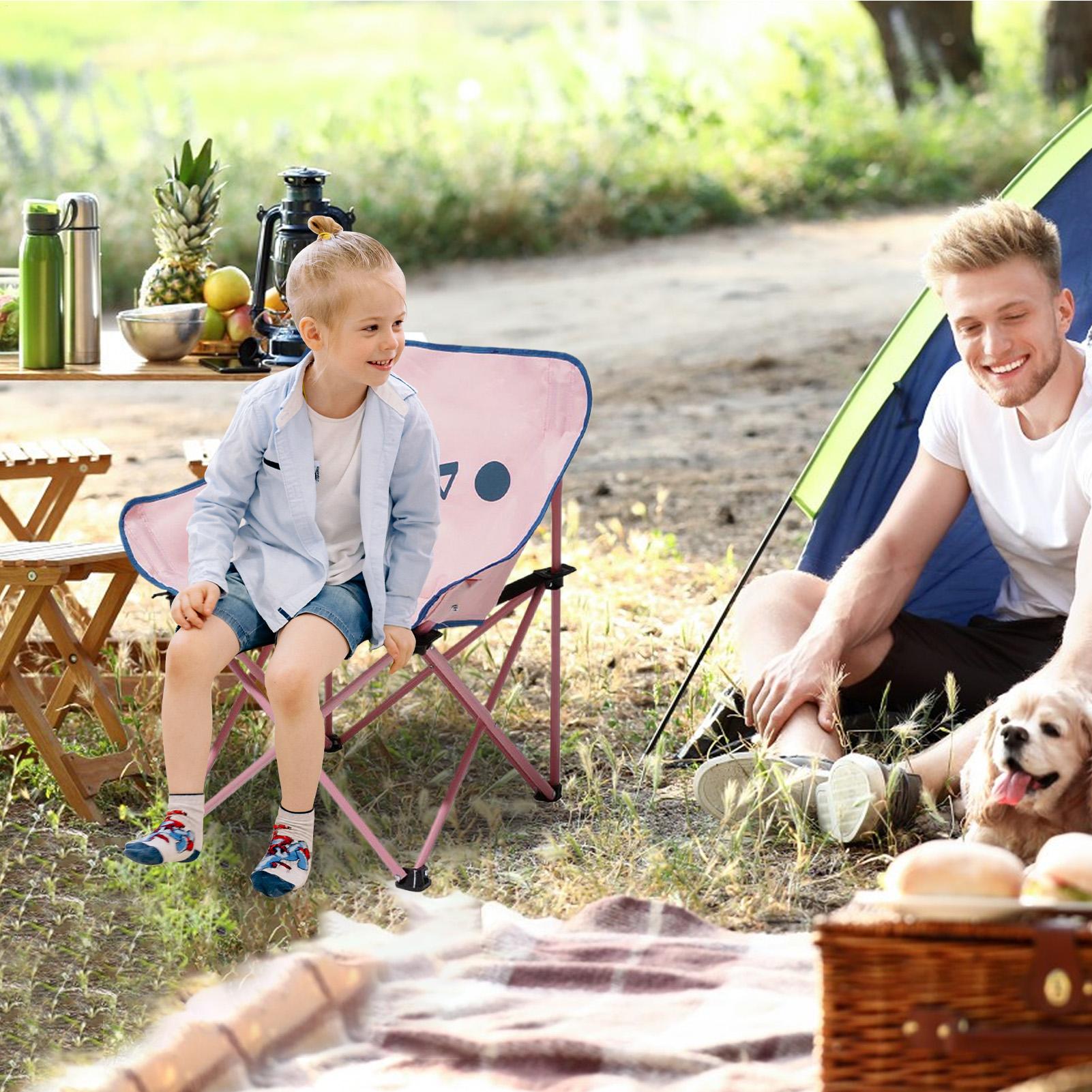 เด็กเก้าอี้เด็ก Oxford พับเก้า - Kids Outdoor Folding Chair บทวิจารณ์และราคา