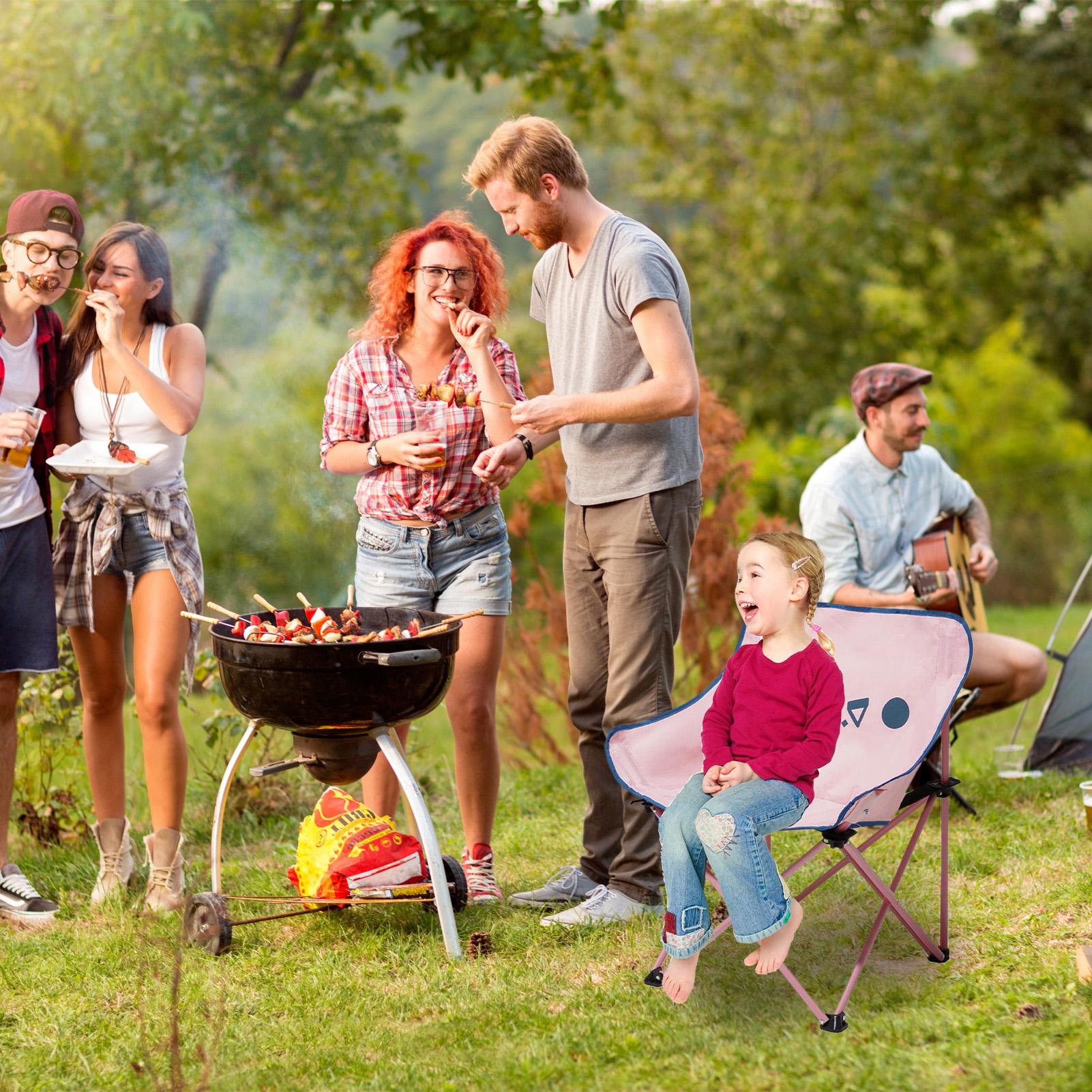 เด็กเก้าอี้เด็ก Oxford พับเก้า - Kids Outdoor Folding Chair บทวิจารณ์และราคา
