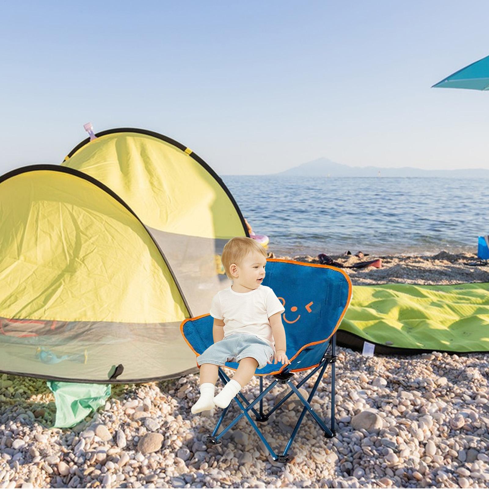 เด็กเก้าอี้เด็ก Oxford พับเก้า - Kids Outdoor Folding Chair บทวิจารณ์และราคา
