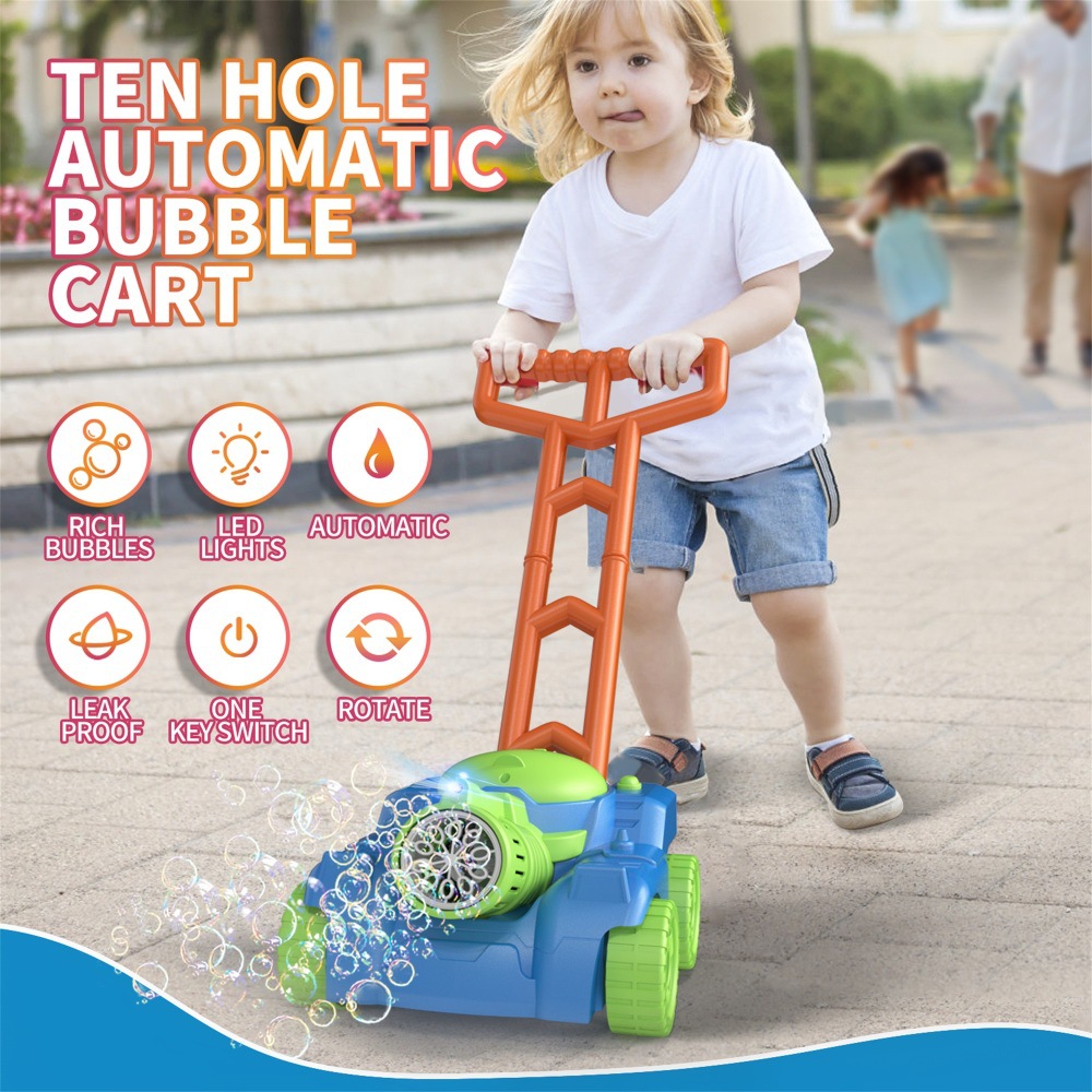 เครื่องเป่าฟองสบู่แบบเข็นสำหรั - Kids Outdoor Lawn Mower บทวิจารณ์และราคา